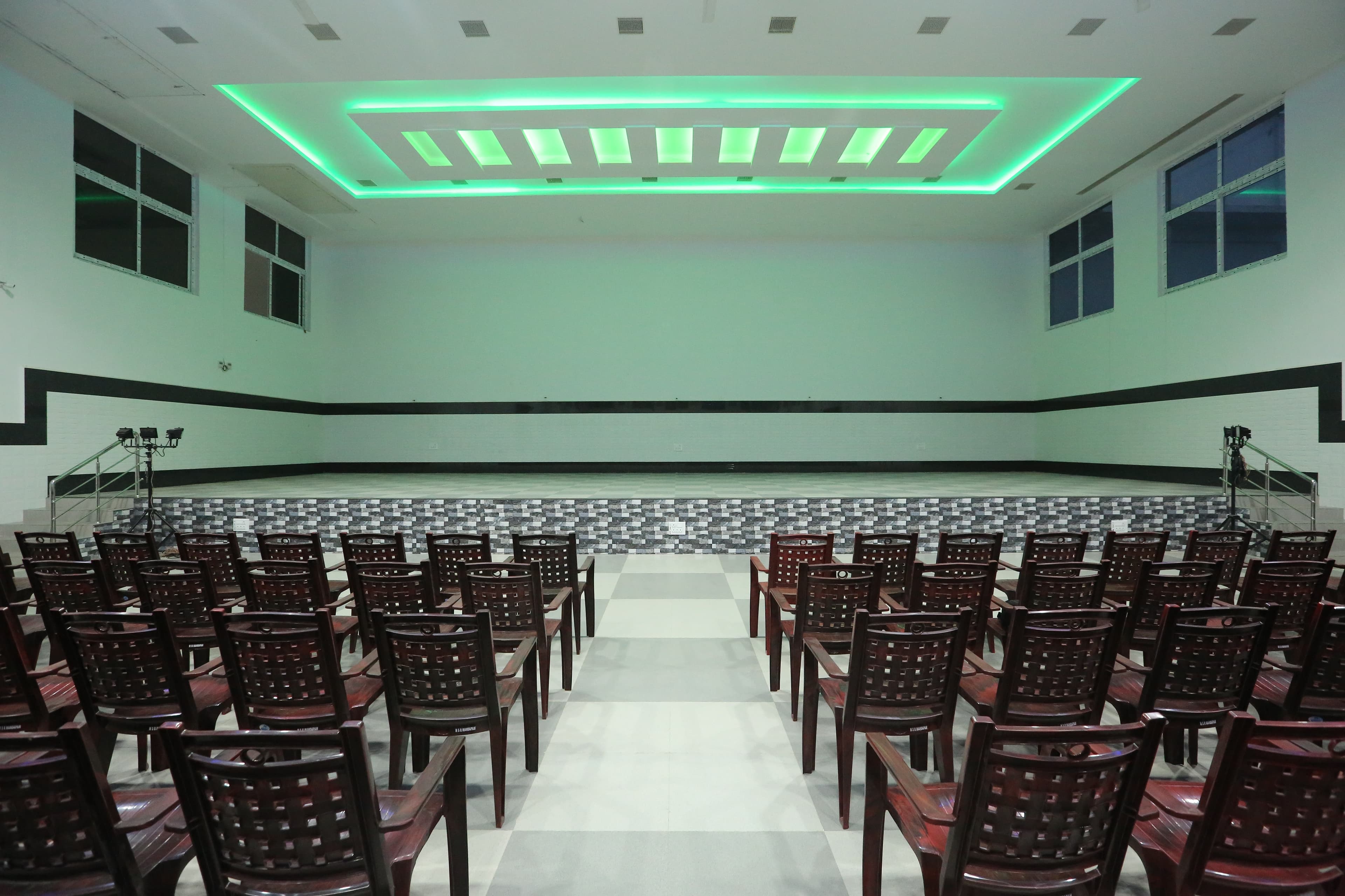 Function hall stage